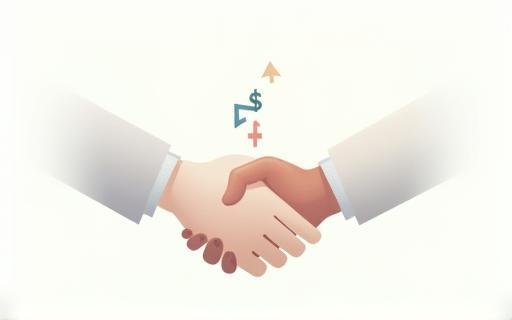 Abstract image representing partnership, value, and growth