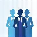 Abstract icon representing strategic guidance and partnership
